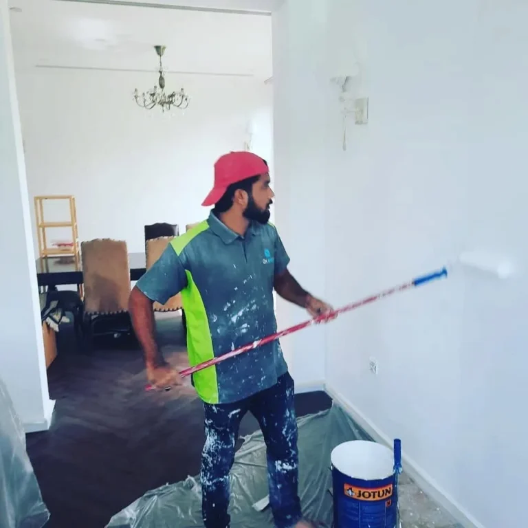 Apartment repainting before move-in, Dubai